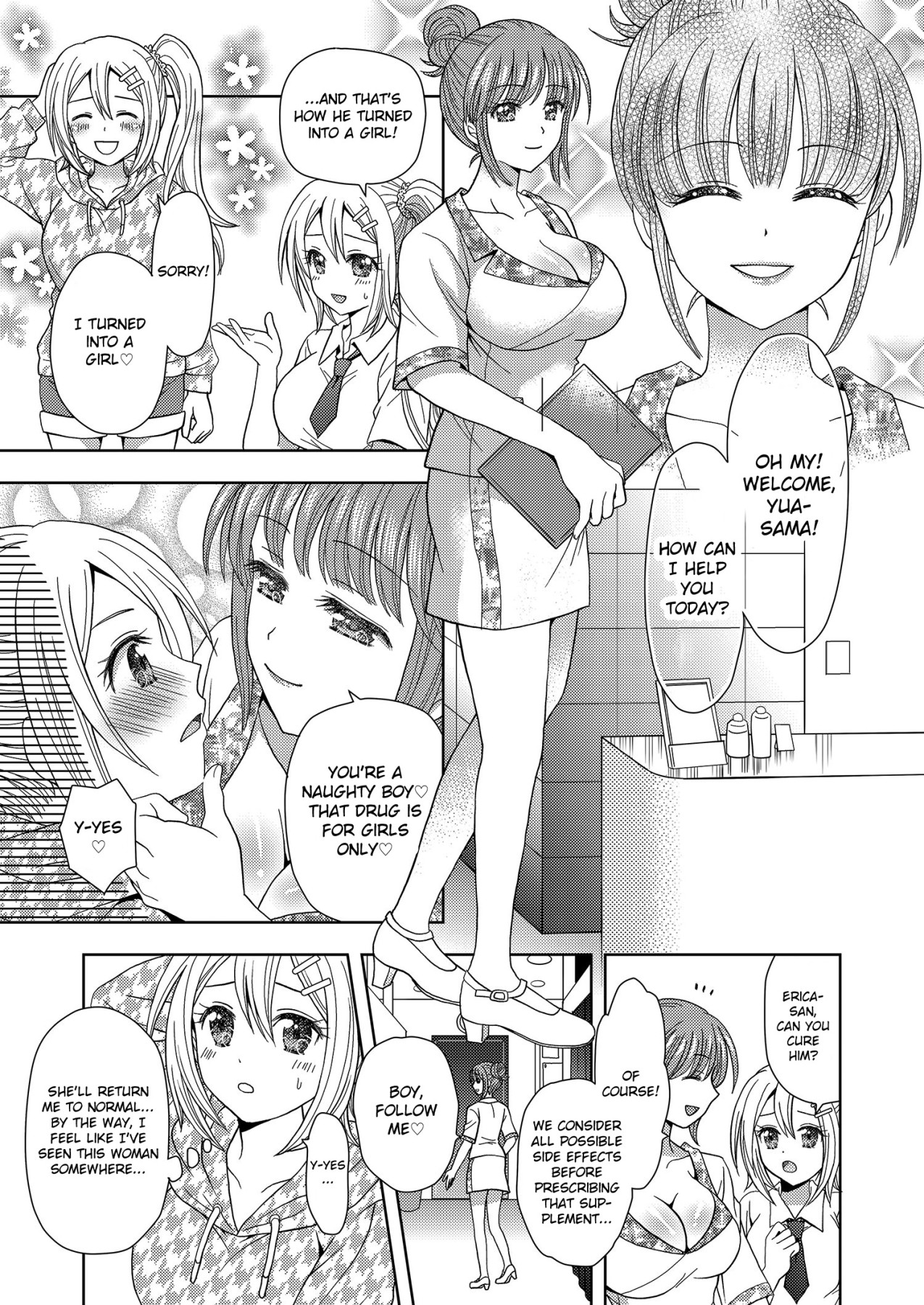 Hentai Manga Comic-Beauty Salon that Turns Boys into Girl-Read-18